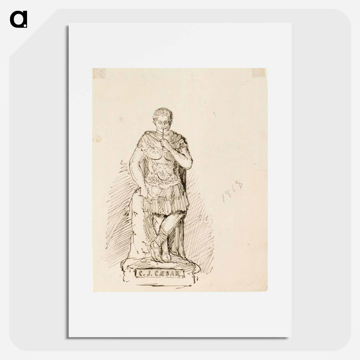 Caesarin patsas - アルバート エーデルフェルト Poster.