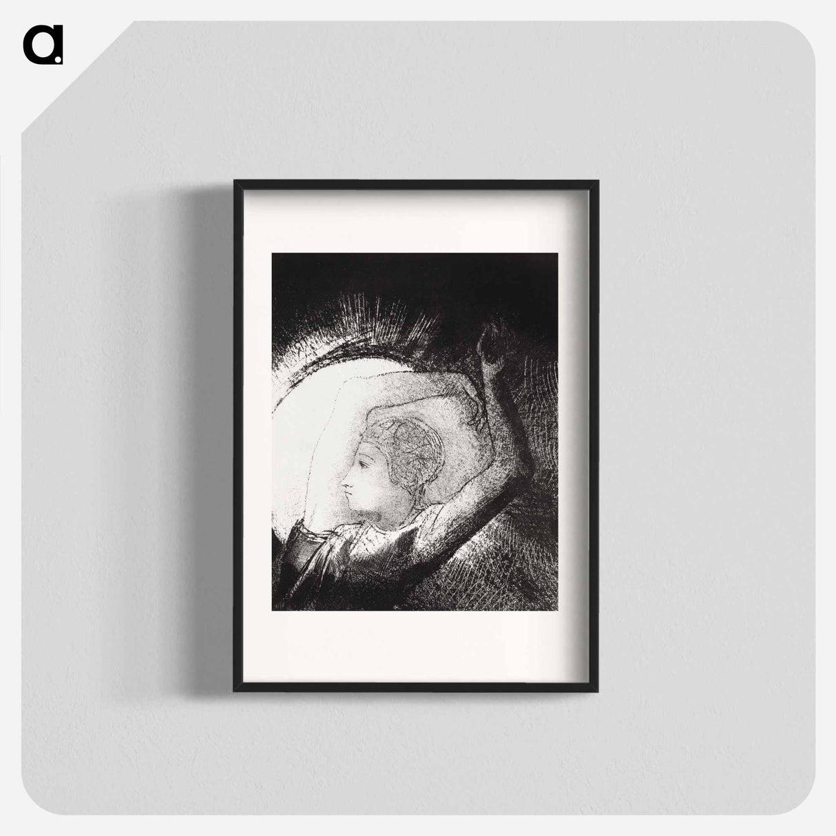 アートポスター-A Woman Clothed with a Sun - オディロン ルドン Poster.