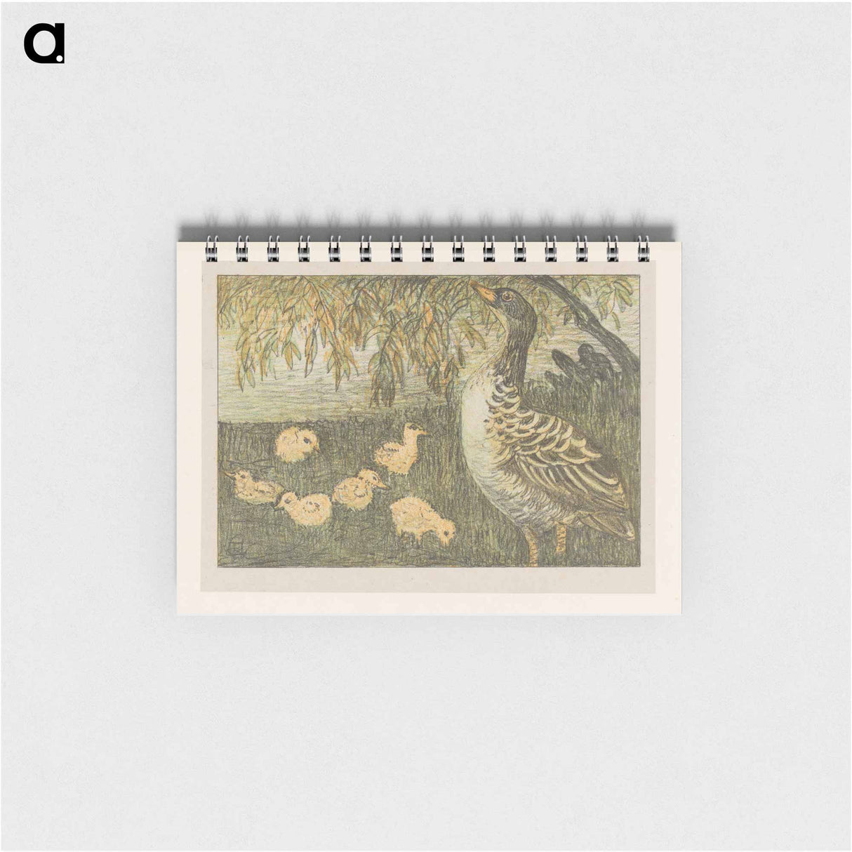 Gans met kuikens - テオ ヴァン ホイテマ Memo.