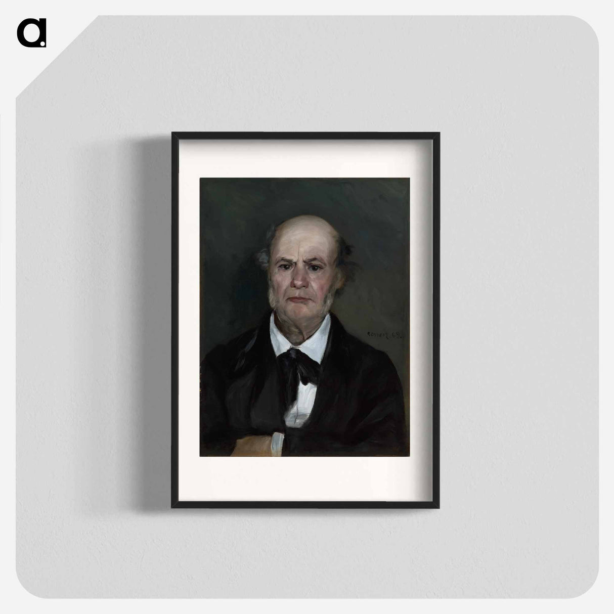 The Artist's Father - Pierre-Auguste Renoir Poster.