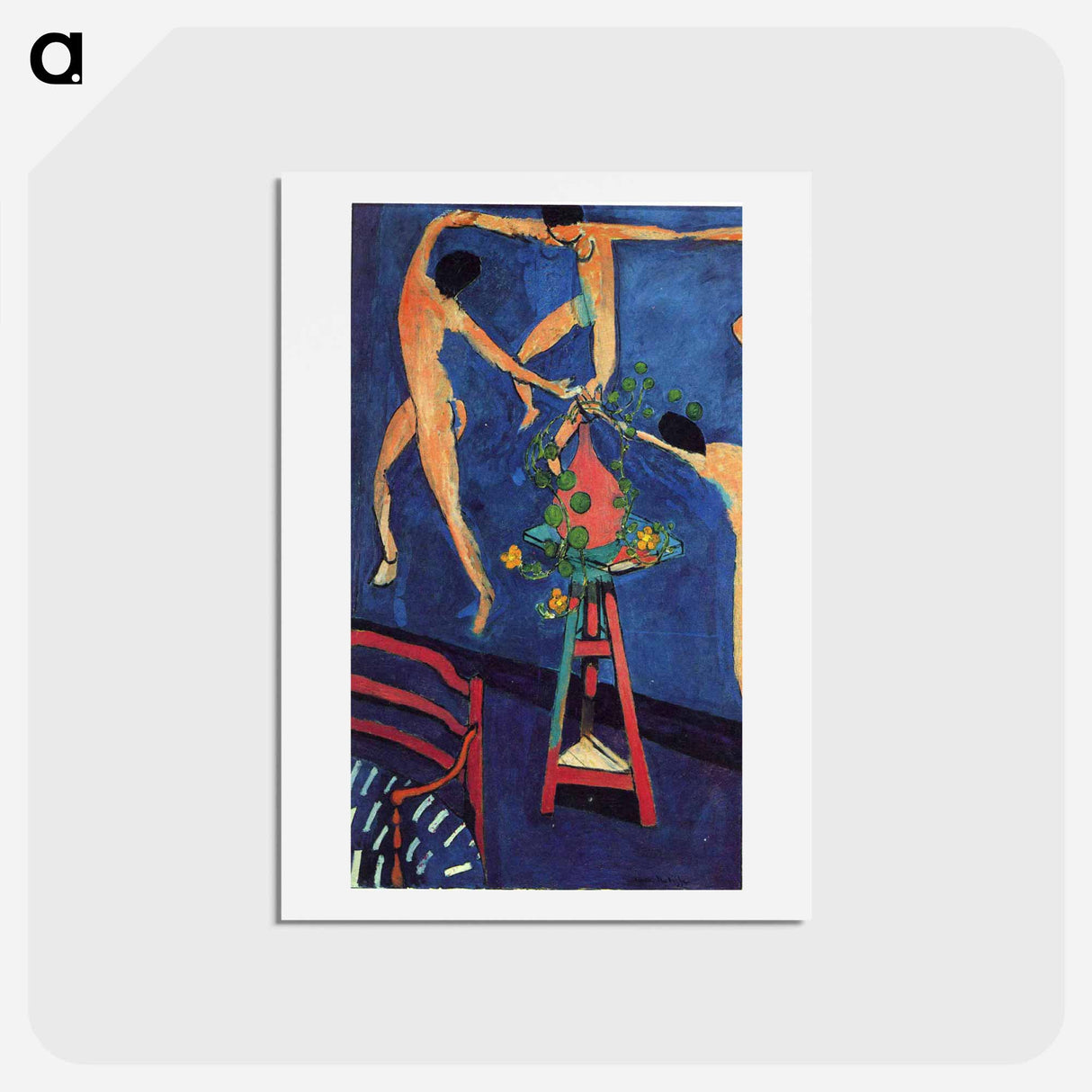 アートポストカード-Nasturtiums with "The Dance" (II) - アンリ マティス Postcard.