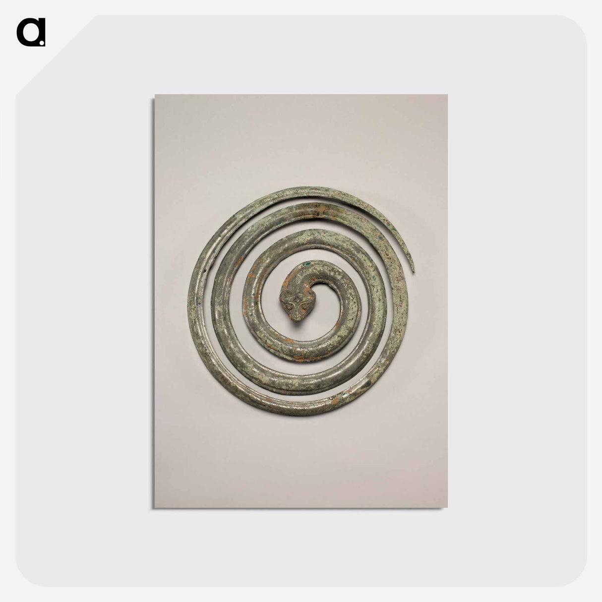 アートポストカード-Coiled Snake Ornament
- セントルイス美術館 Postcard.