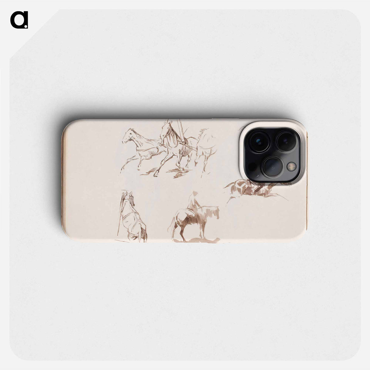 (unknown) part of a sketchbook - アルバート エーデルフェルト Phone Case.