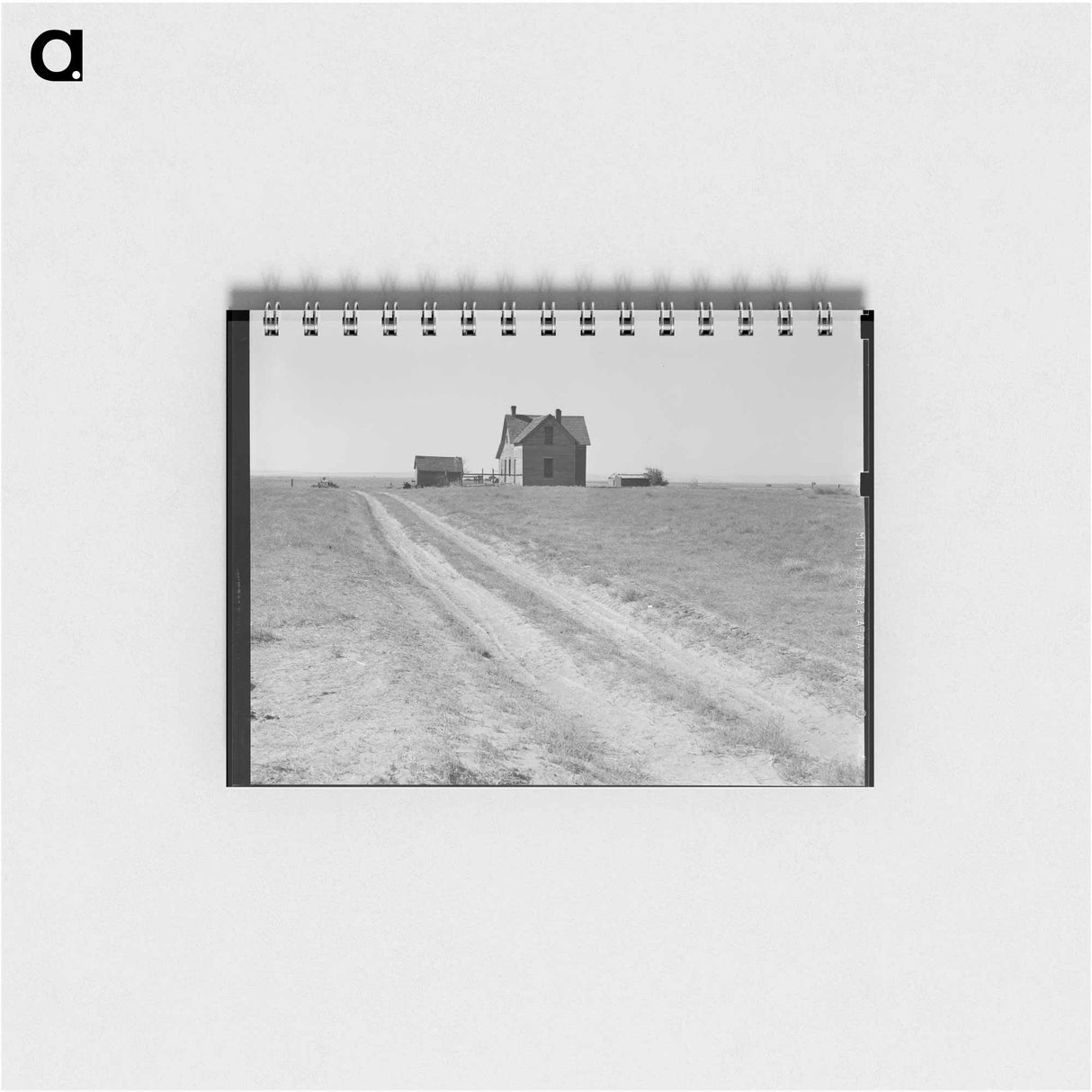 アートメモ帳-Abandoned farmhouse in Columbia Basin - ドロテア ラング Memo.