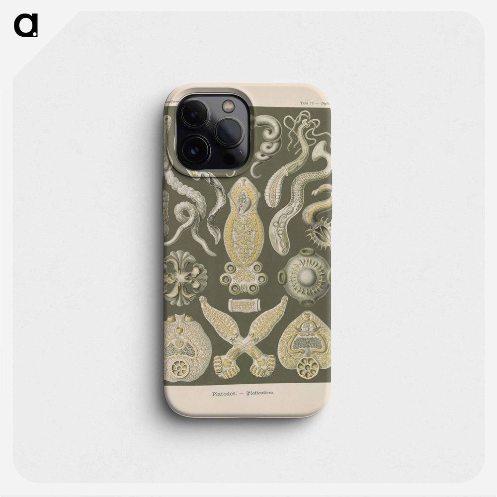 Marine life illustration - エルンスト ヘッケル Phone Case.