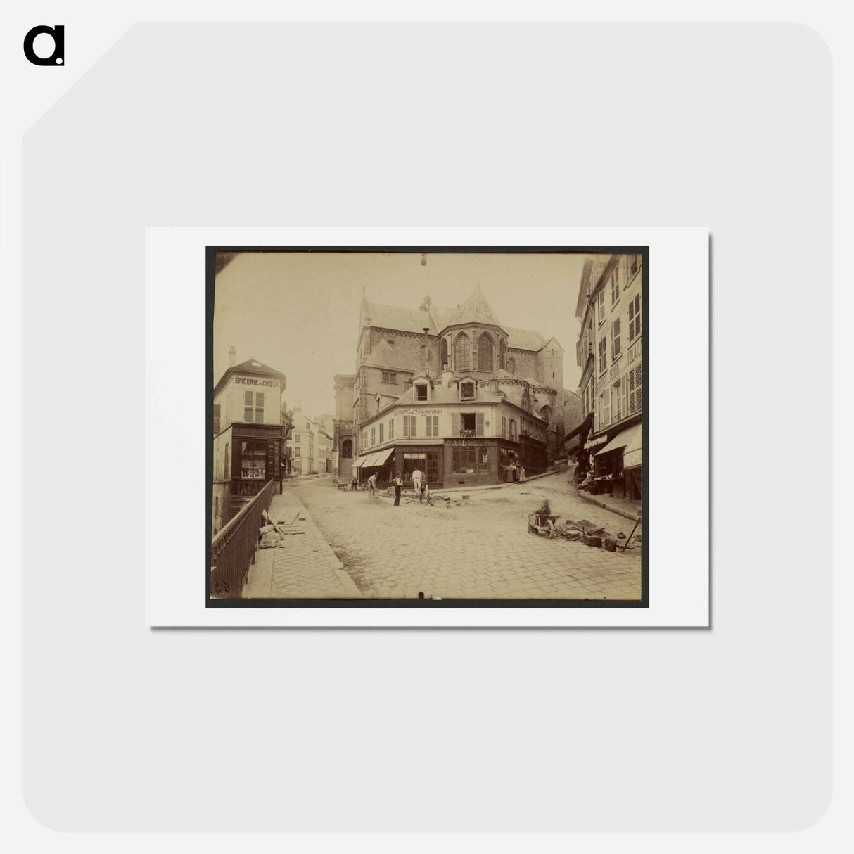アートポストカード-Pontoise, Eglise Saint-Maclou
- ウジェーヌ アジェ Postcard.