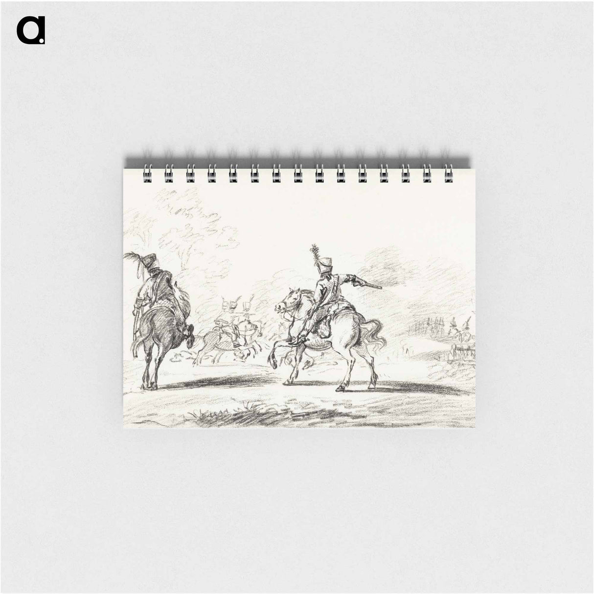 アートメモ帳-Cavalry fight - ジャン ベルナール Memo.