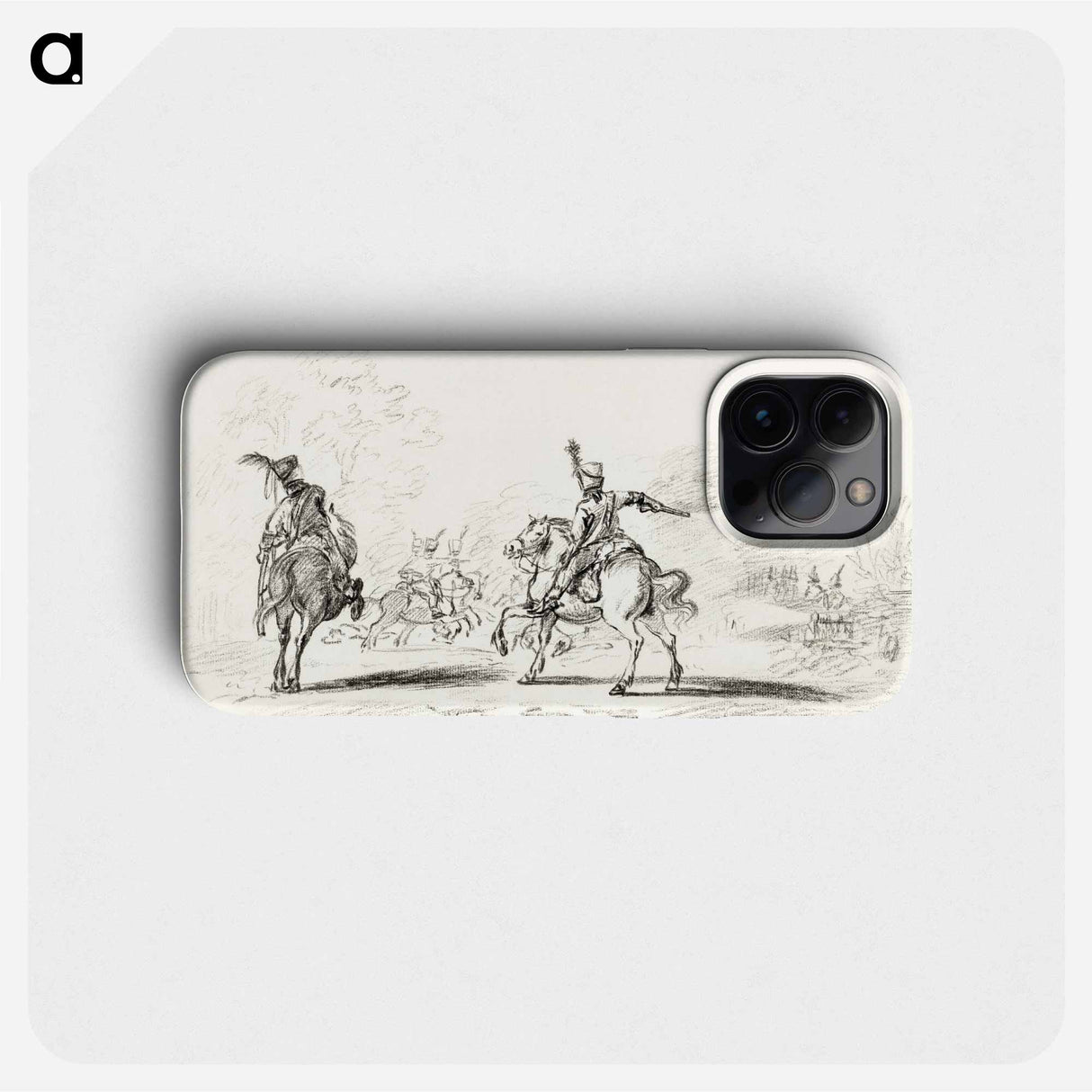 Cavalry fight - ジャン ベルナール Phone Case.