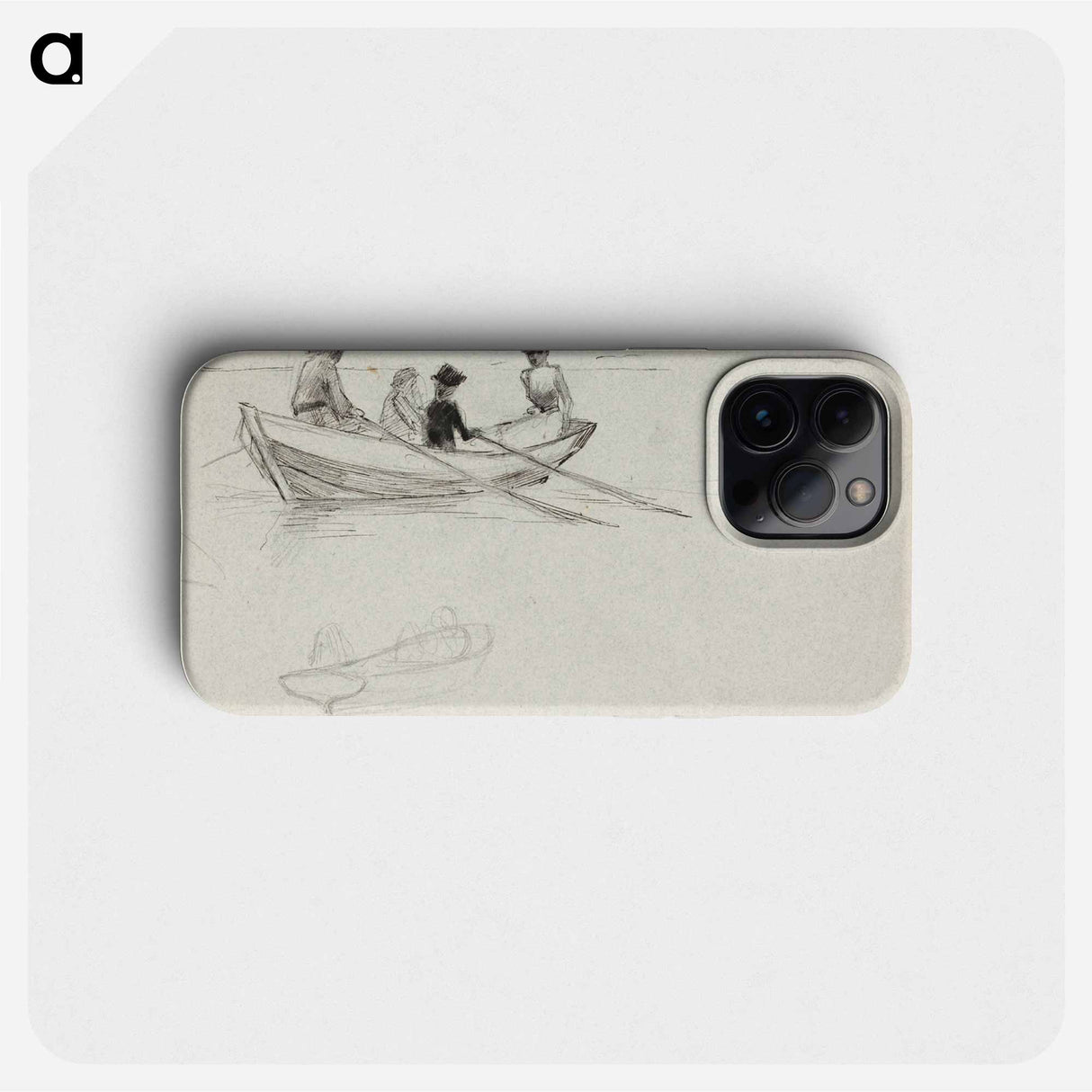 Tyttöjä veneessä - アルバート エーデルフェルト Phone Case.