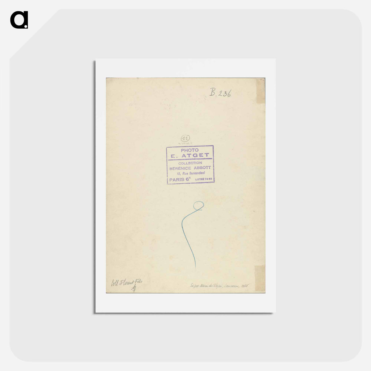 アートポストカード-Marché des Carmes, Place Maubert
- ウジェーヌ アジェ Postcard.