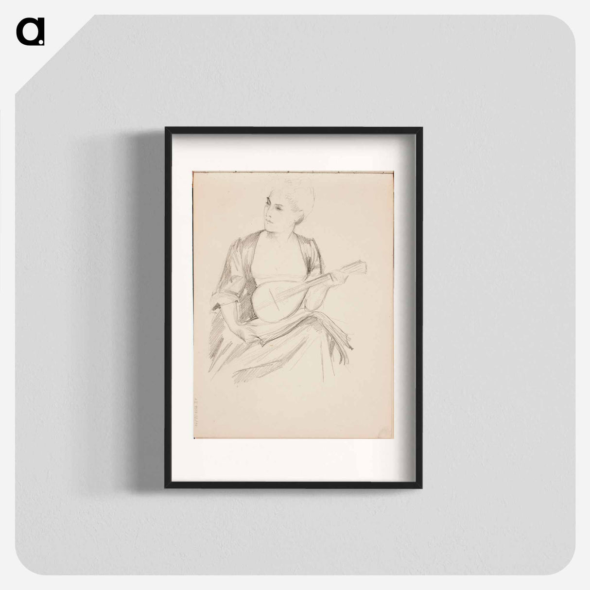 (unknown) part of a sketchbook - アルバート エーデルフェルト Poster.