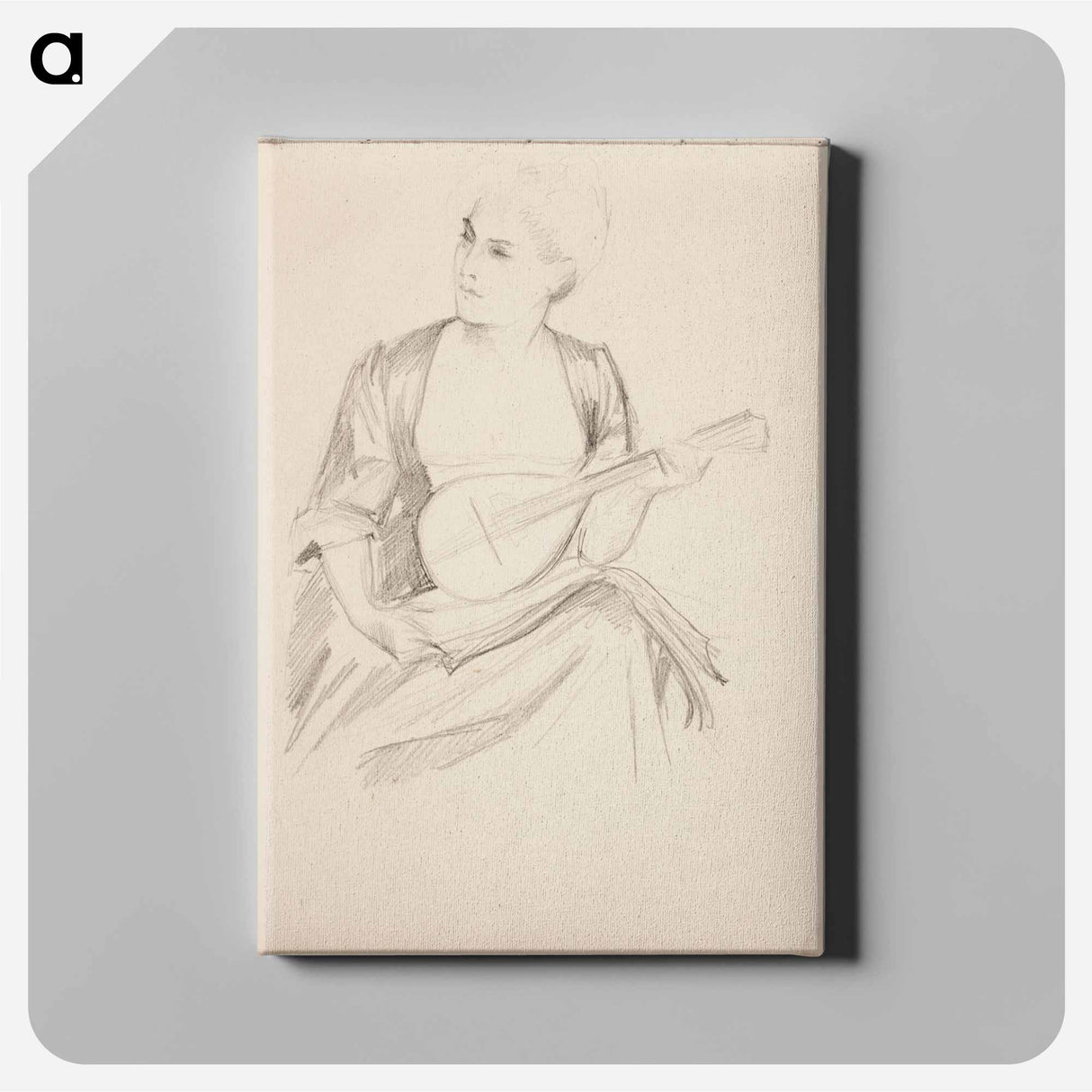 (unknown) part of a sketchbook - アルバート エーデルフェルト Canvas.