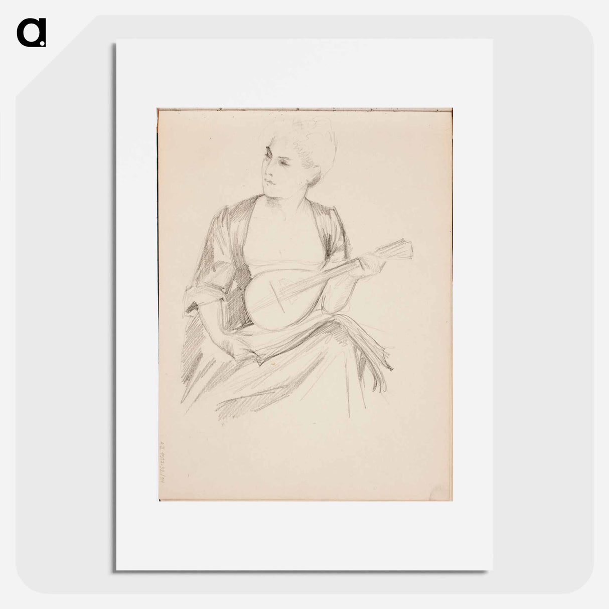 アートポスター-(unknown) part of a sketchbook - アルバート エーデルフェルト Poster.