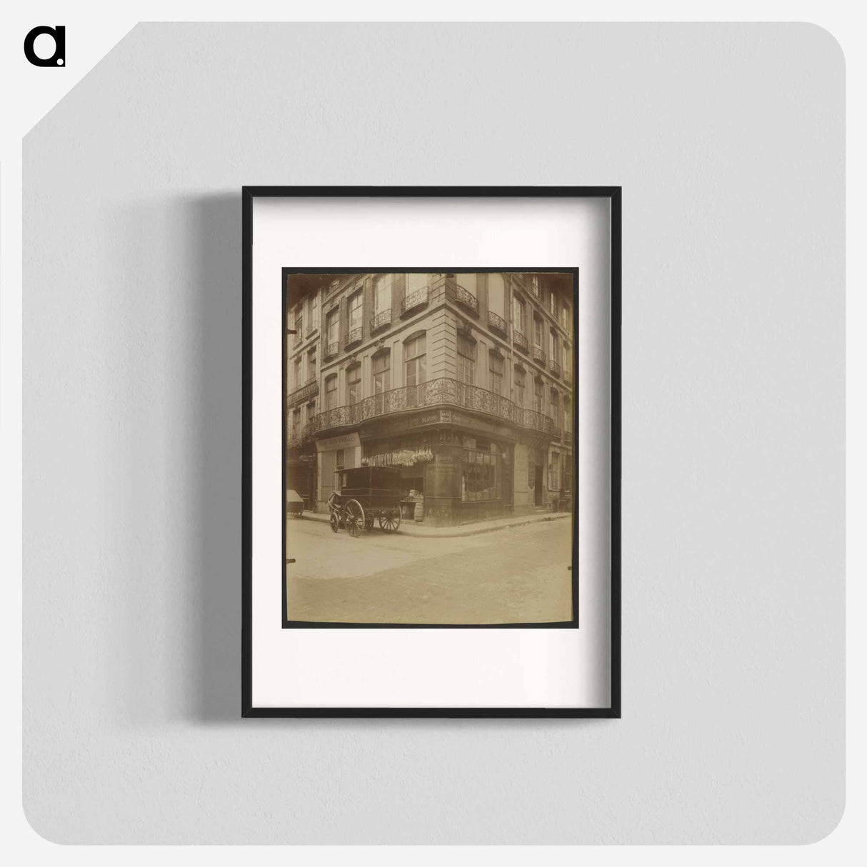 アートポスター-54 Rue Saint-Honoré et 1 Rue des Prouvaires
- ウジェーヌ アジェ Poster.