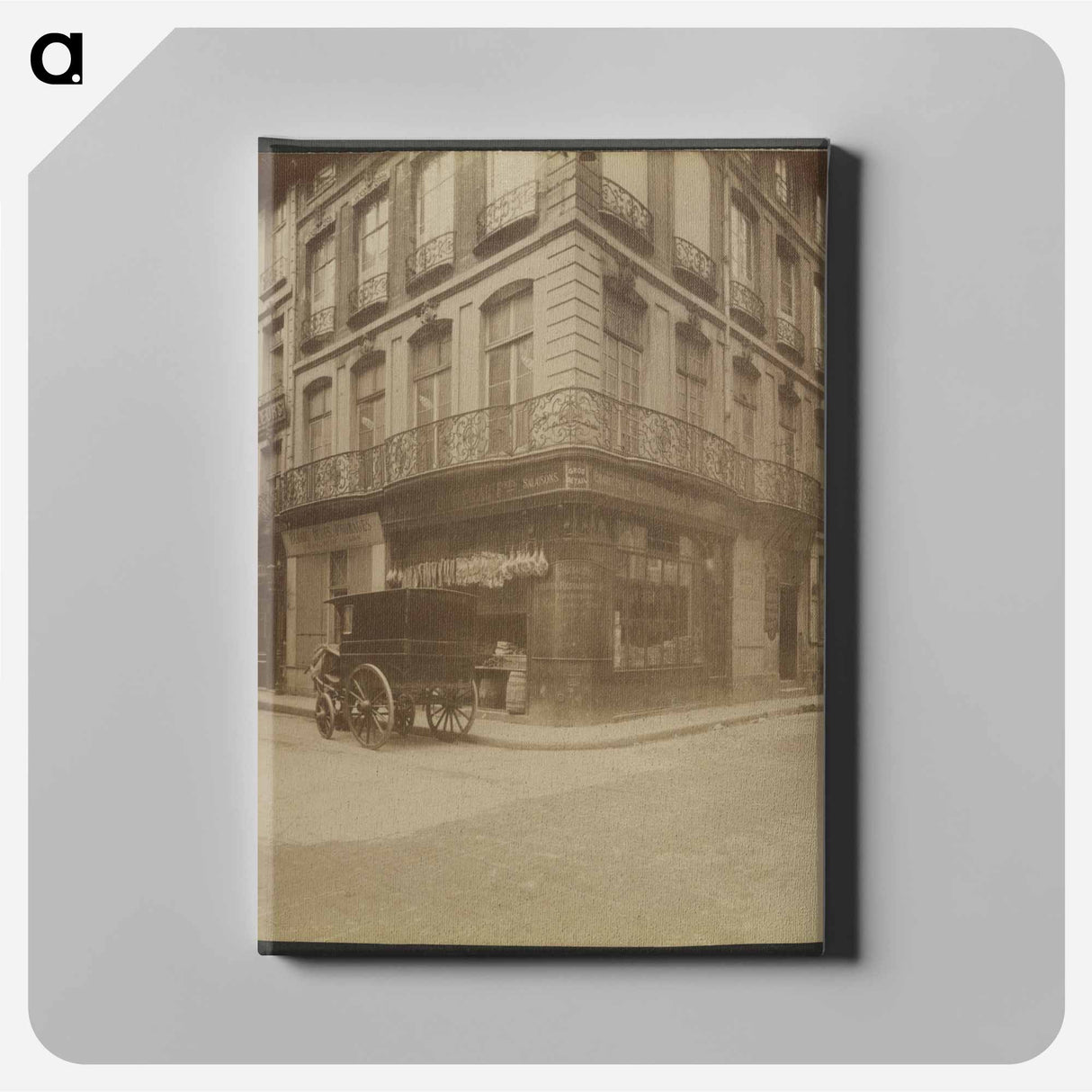 アートパネル-54 Rue Saint-Honoré et 1 Rue des Prouvaires
- ウジェーヌ アジェ Canvas.
