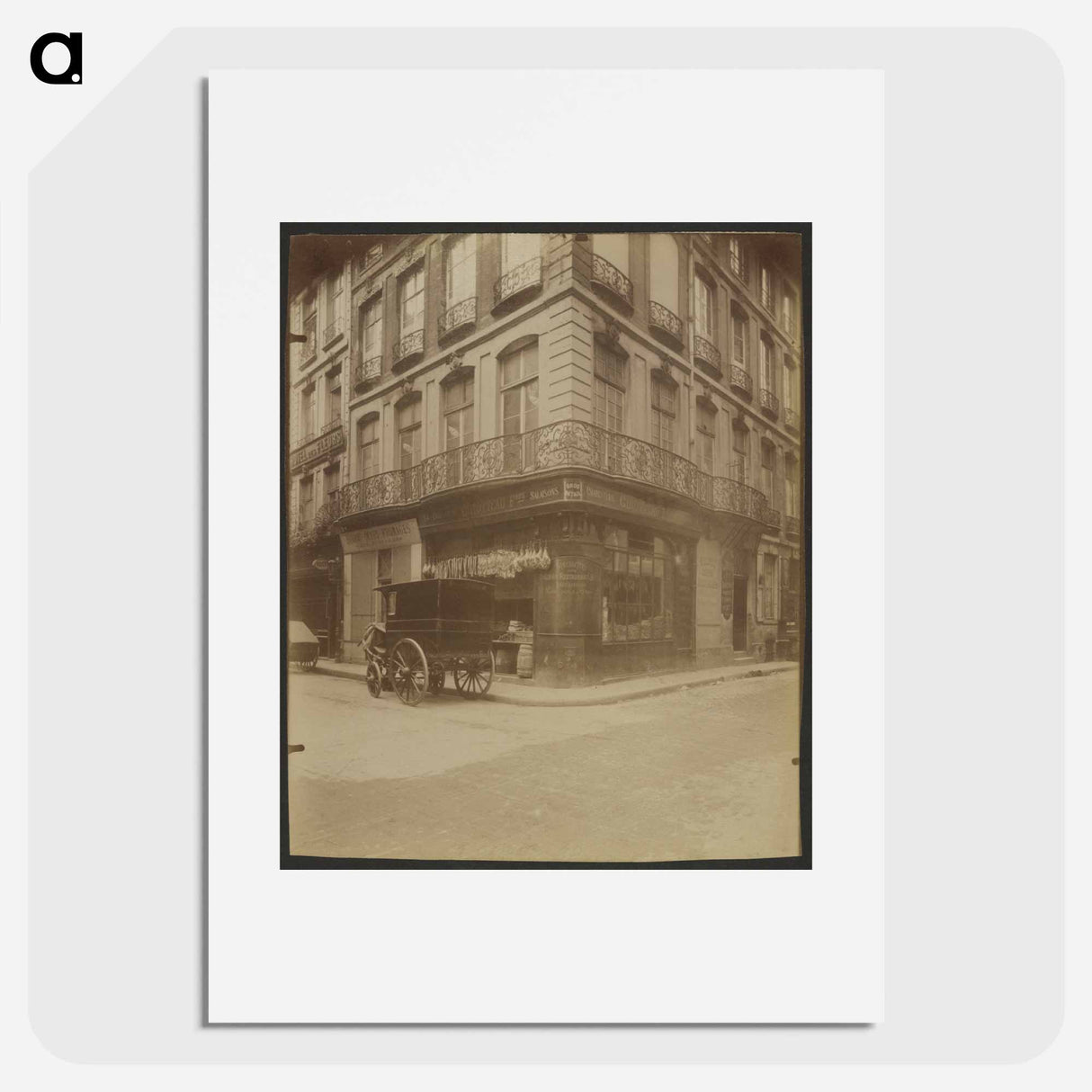 アートポスター-54 Rue Saint-Honoré et 1 Rue des Prouvaires
- ウジェーヌ アジェ Poster.