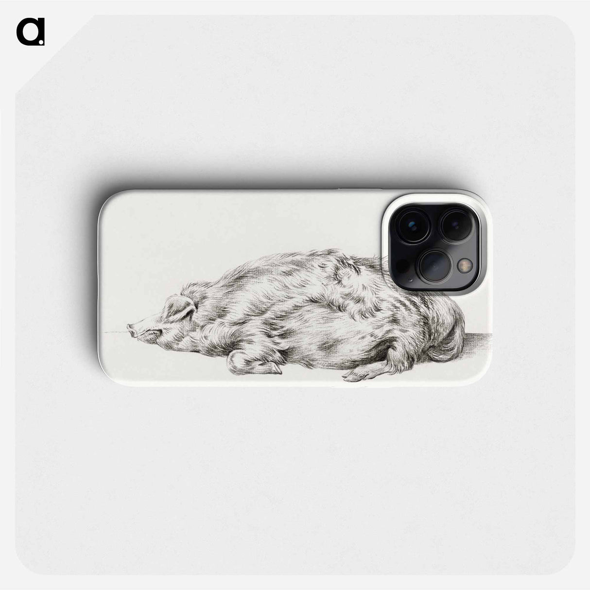 Lying pig - Jean Bernard Phone Case.