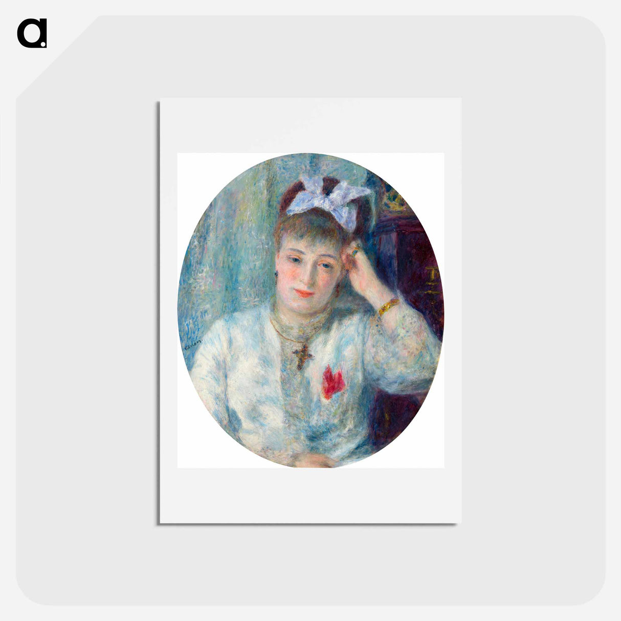 アートポストカード-Marie Murer - ピエール オーギュスト ルノワール Postcard.