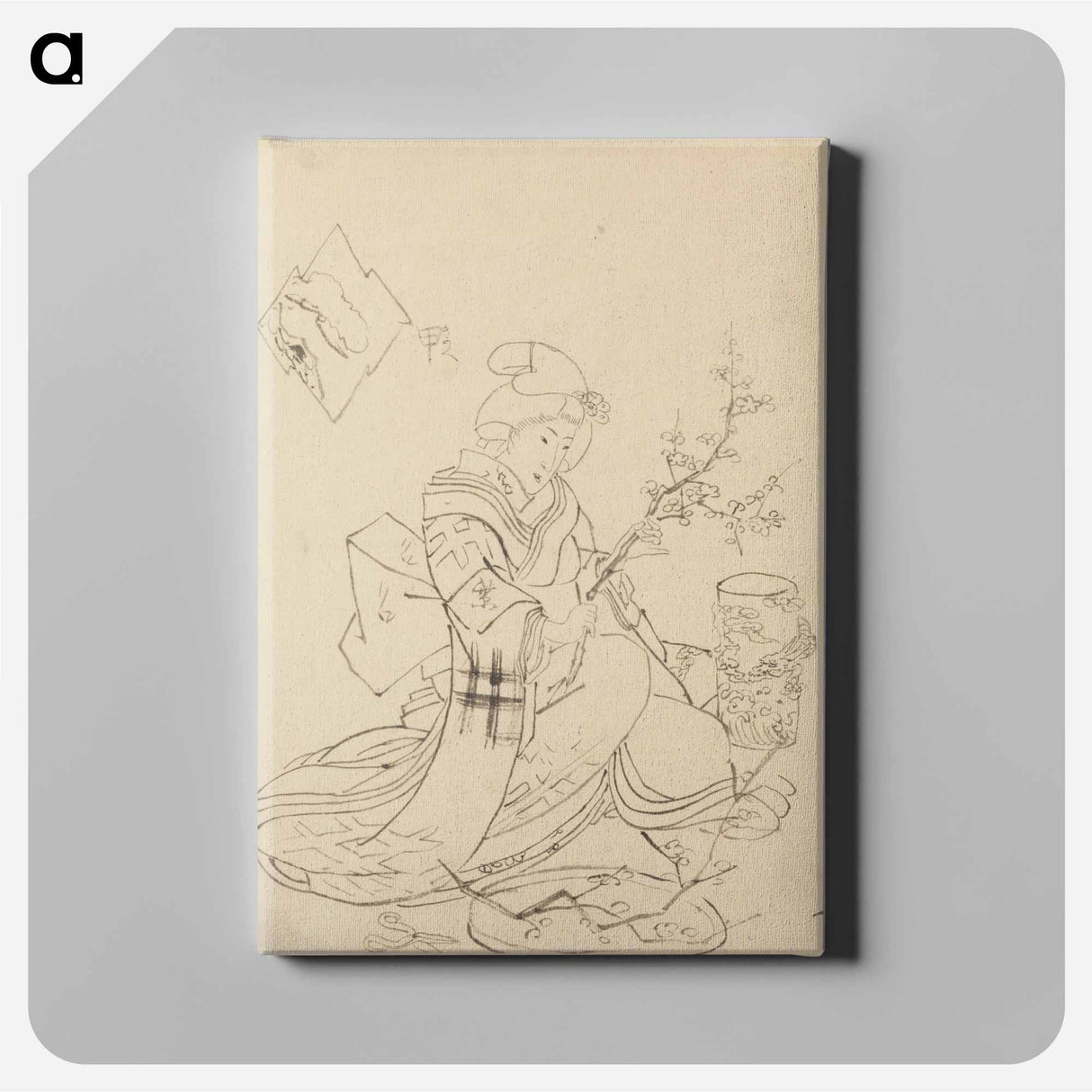 アートパネル-Female Figure Pruning Blossoms
- 歌川 国貞 Canvas.
