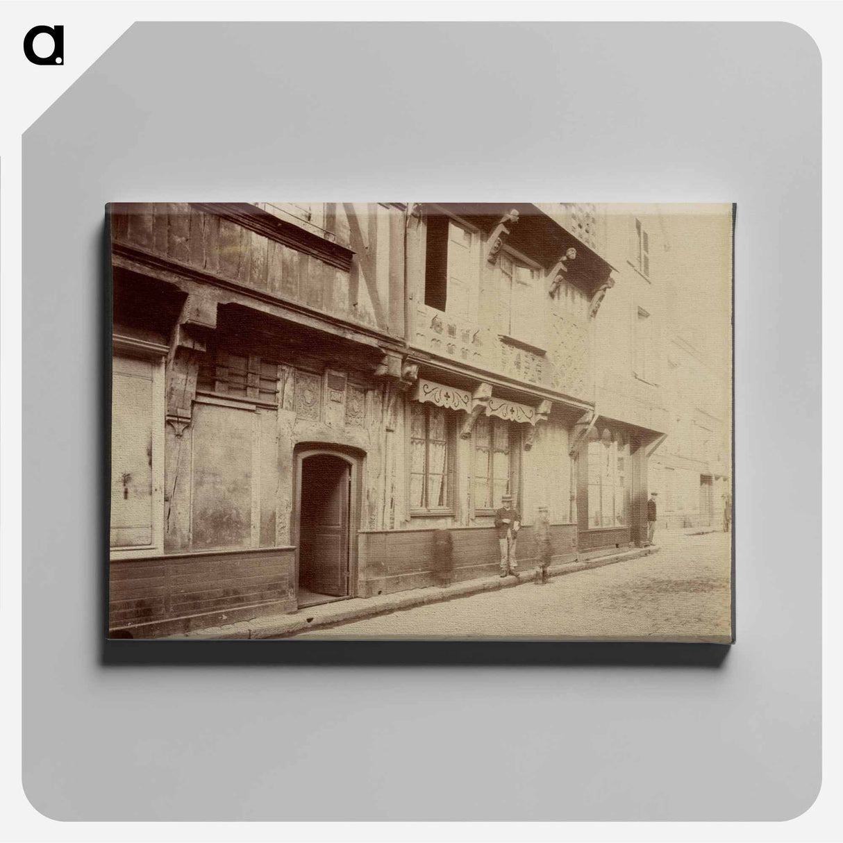 アートパネル-Beauvais, Maison Rue de la Manufacture
- ウジェーヌ アジェ Canvas.