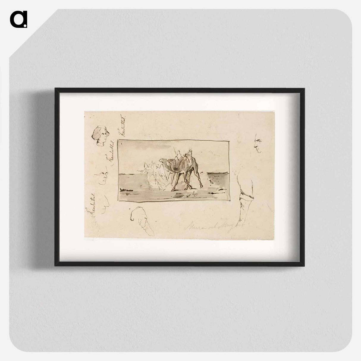 Kuvitusta topeliuksen satuun mirza ja mirjam - アルバート エーデルフェルト Poster.