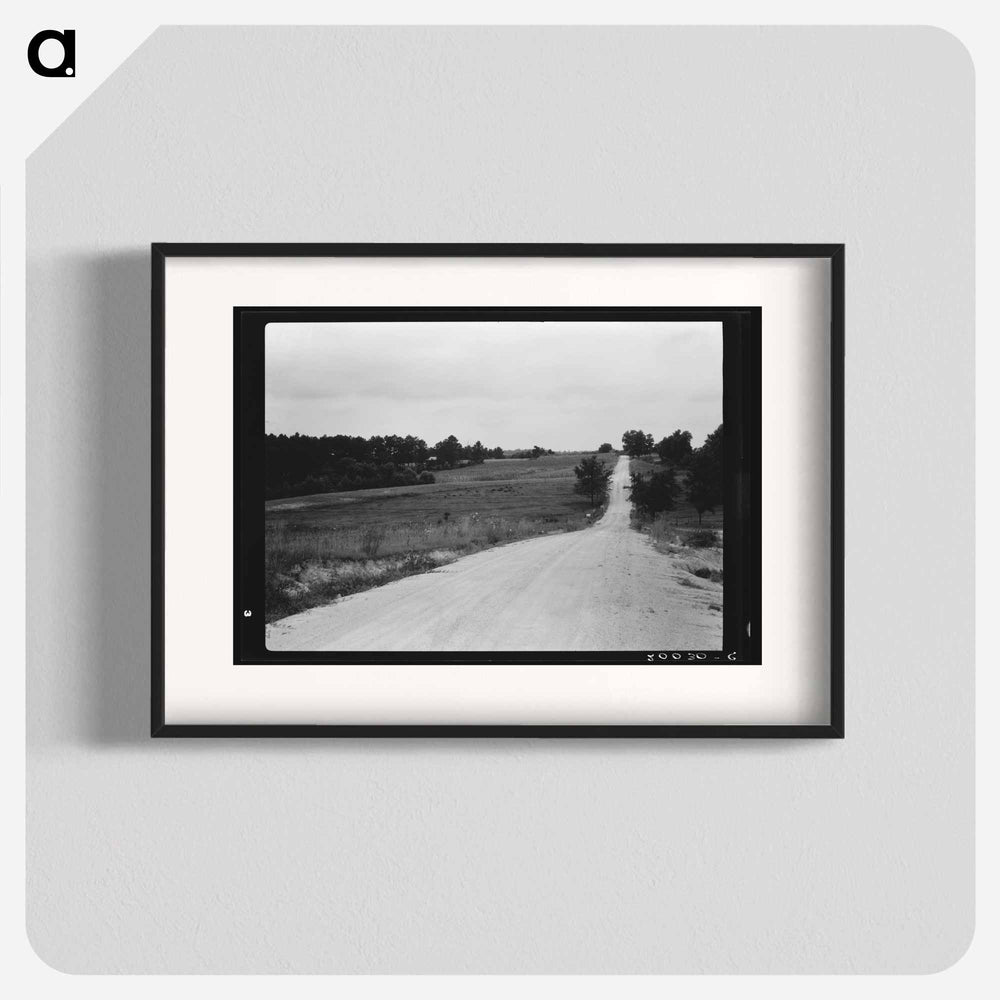 Farm landscape, Person County, North Carolina - ドロテア ラング Poster.