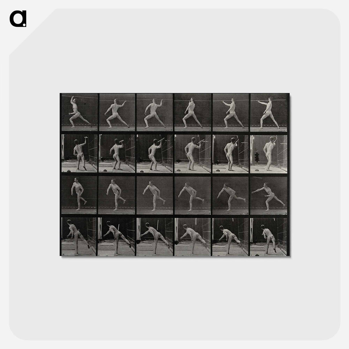 アートポストカード-Javelin Thrower
- エドワード マイブリッジ Postcard.