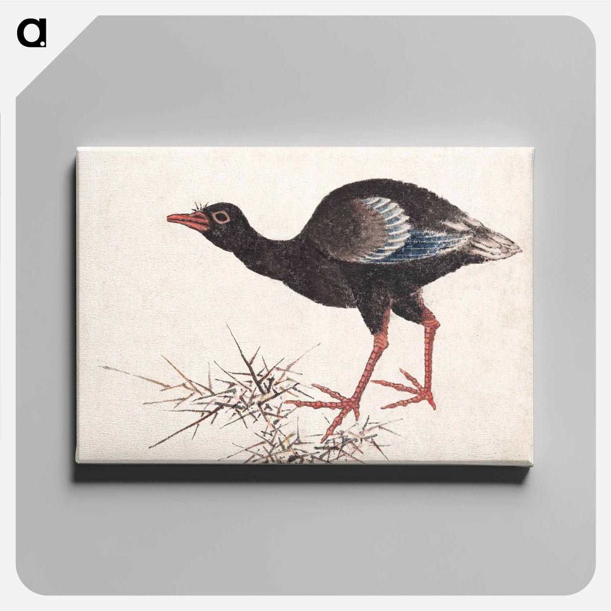 Katsushika Hokusai's bird - 葛飾 北斎 Canvas.