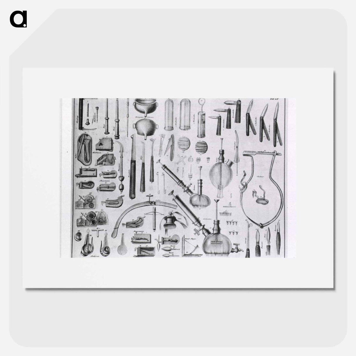 アートポスター-Surgical Instruments for Bloodletting
- 国立医学図書館 Poster.