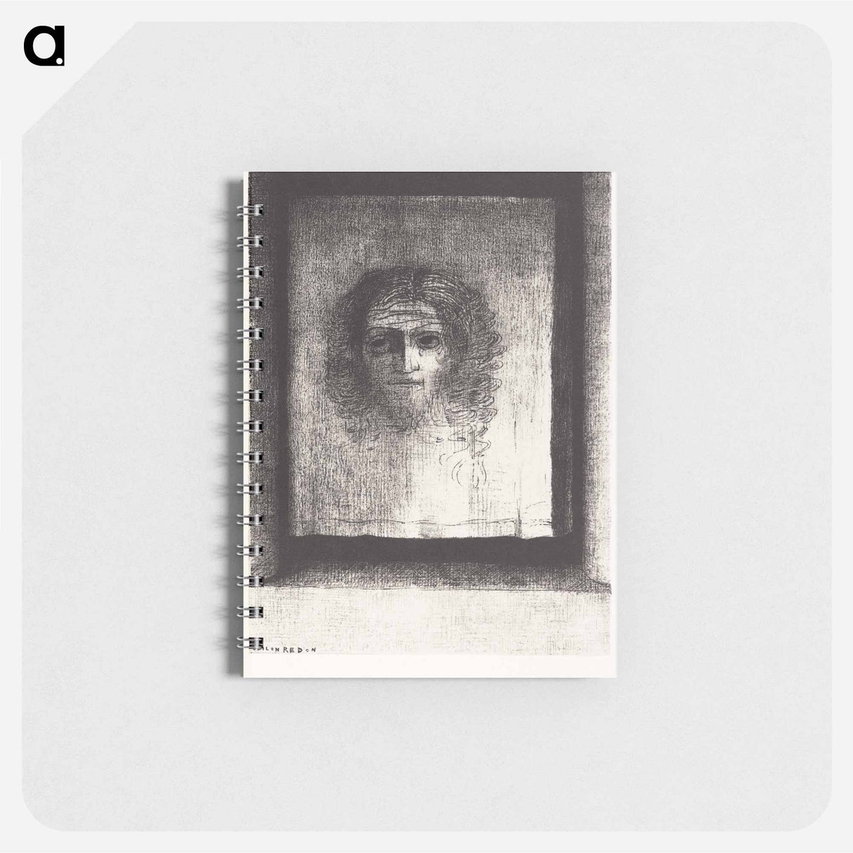 It Was a Veil, an Imprint - オディロン ルドン Memo.