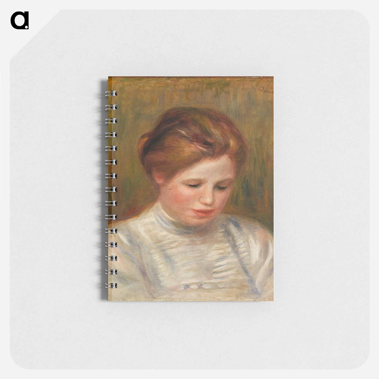 Head (Tête) - ピエール オーギュスト ルノワール Memo.