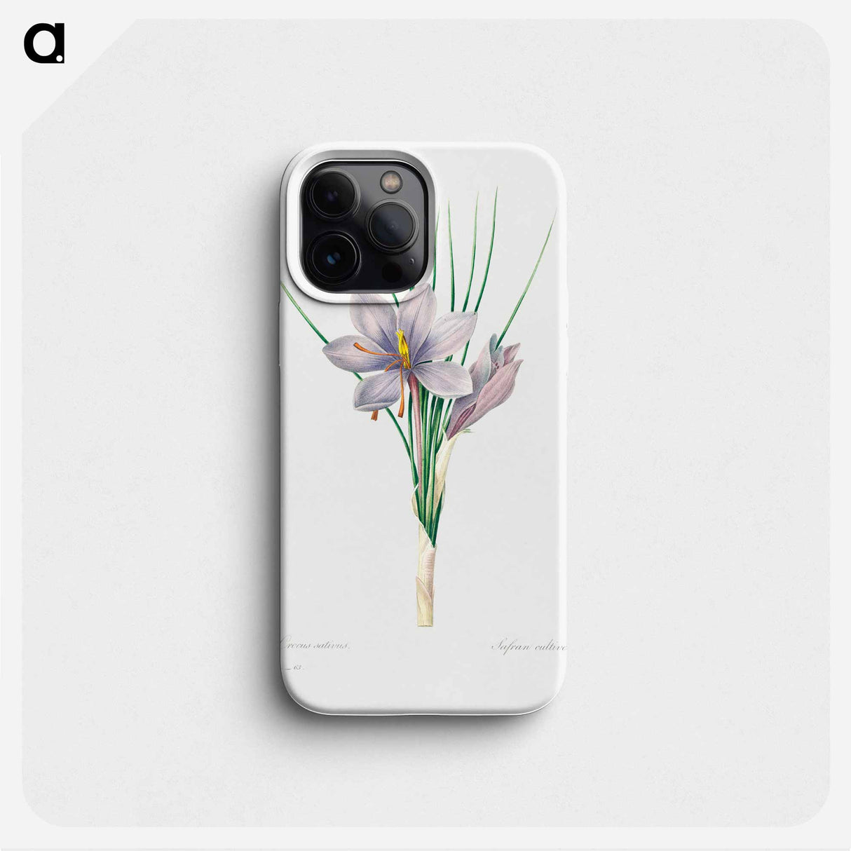 Autumn crocus - Pierre Joseph Redouté Phone Case.