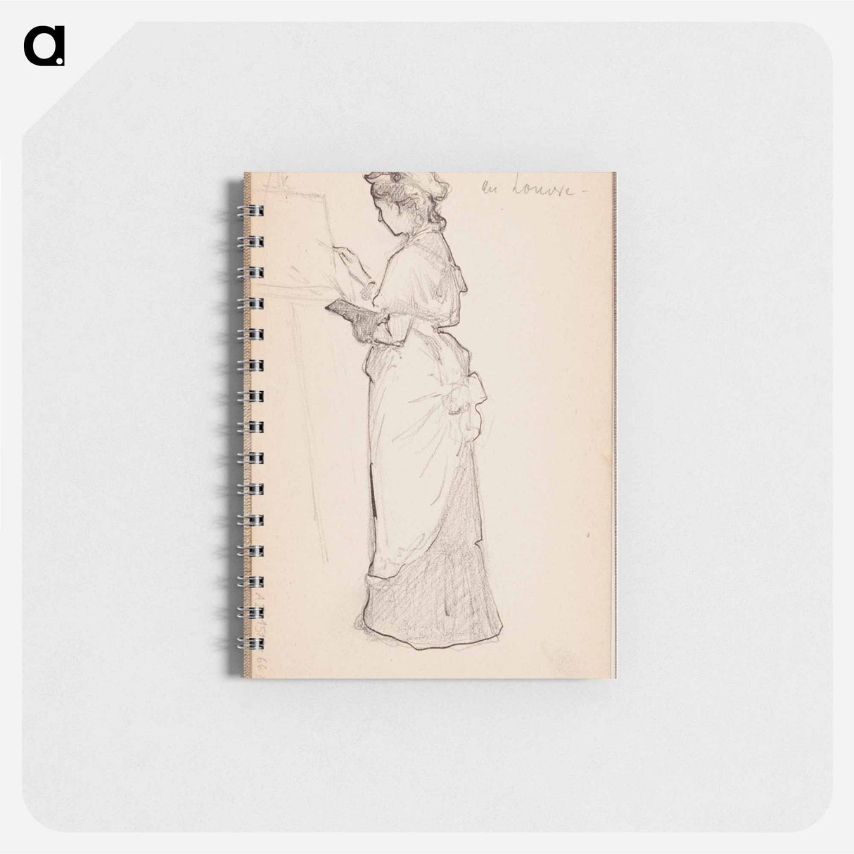 (unknown) part of a sketchbook - アルバート エーデルフェルト Memo.