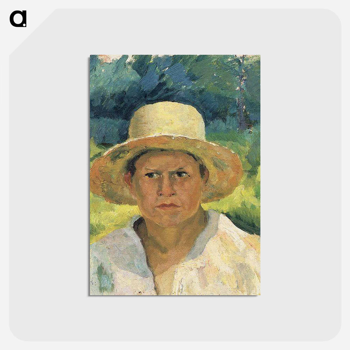 Head of the boy in a hat - カジミール マレーヴィチ Postcard.