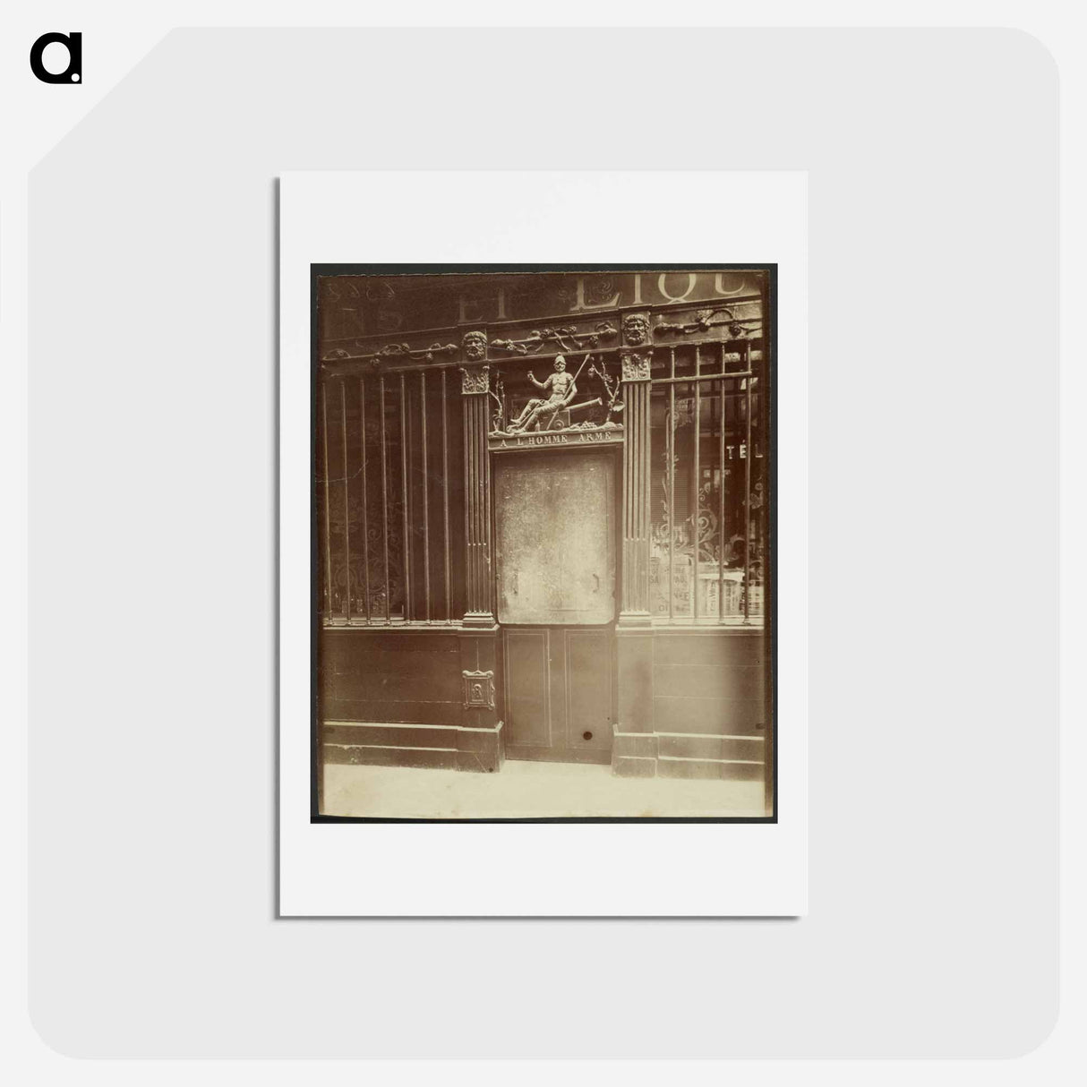 アートポストカード-Rue des Blancs-Manteaux
- ウジェーヌ アジェ Postcard.