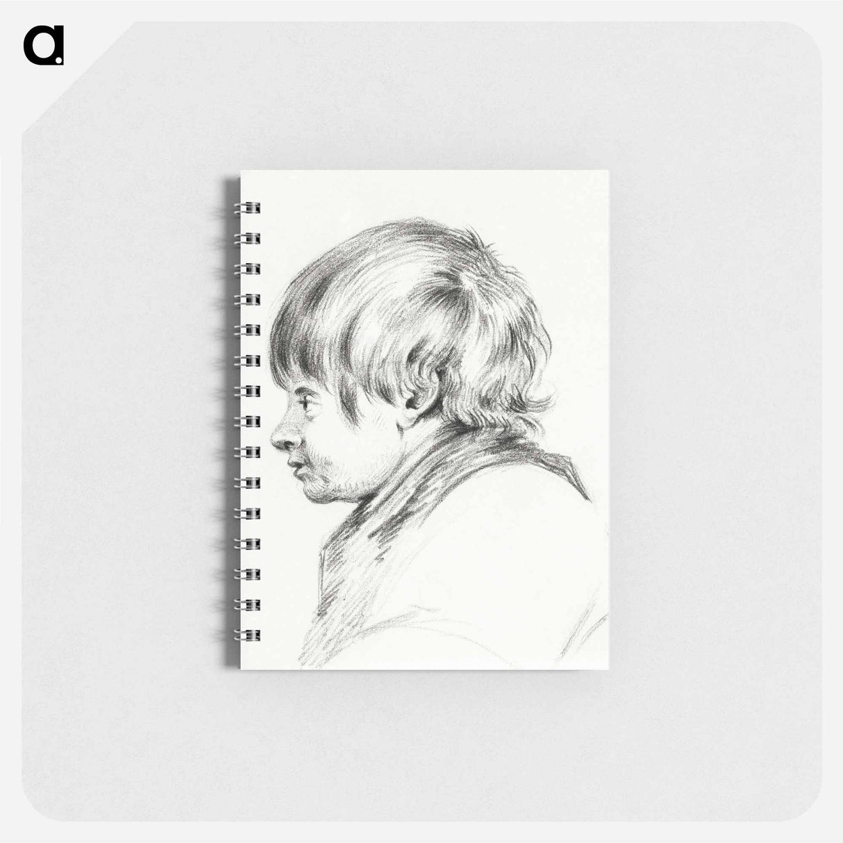 アートメモ帳-A boy - ジャン ベルナール Memo.