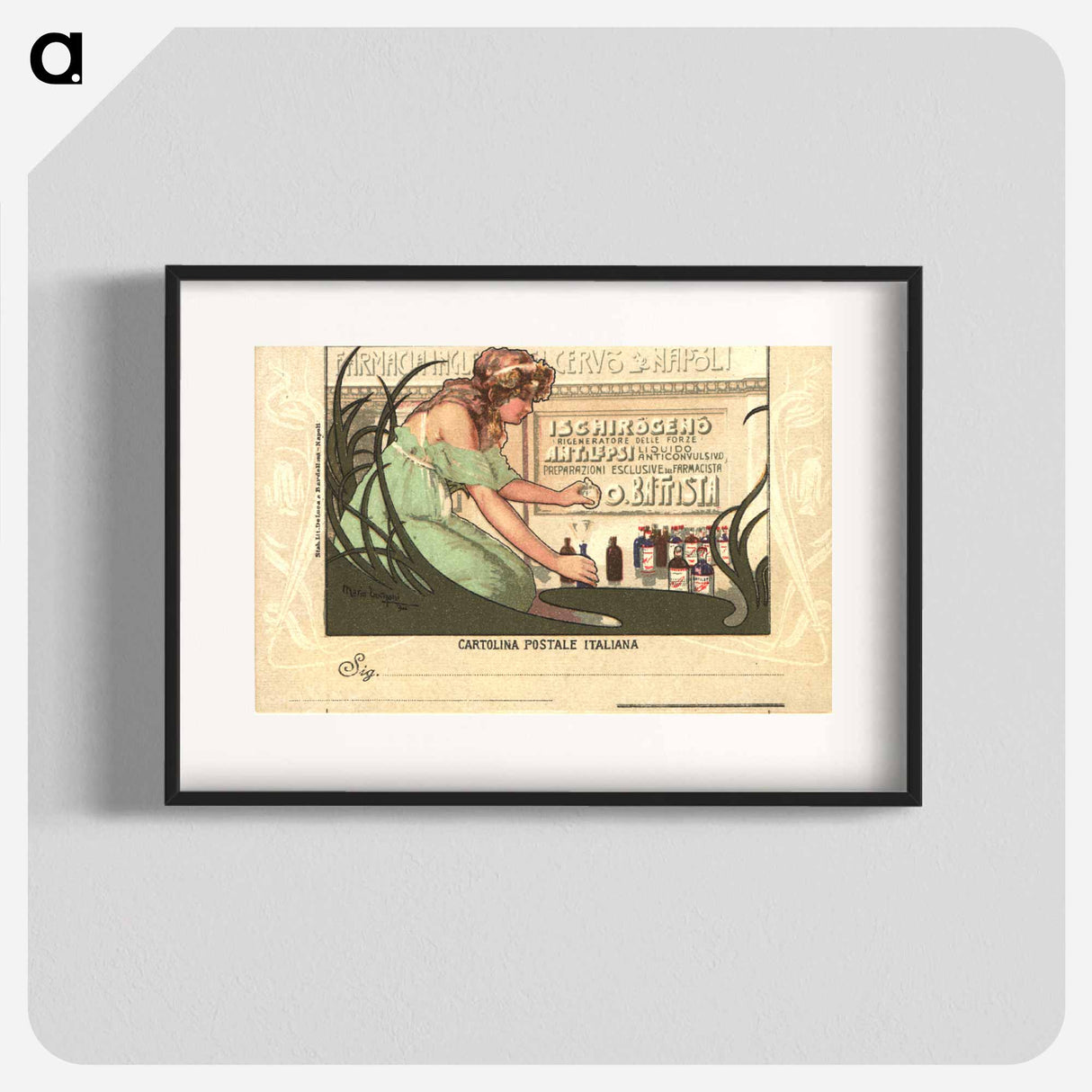 アートポスター-Ischirōgenó antilepsi: rigeneratore delle forze
- 国立医学図書館 Poster.