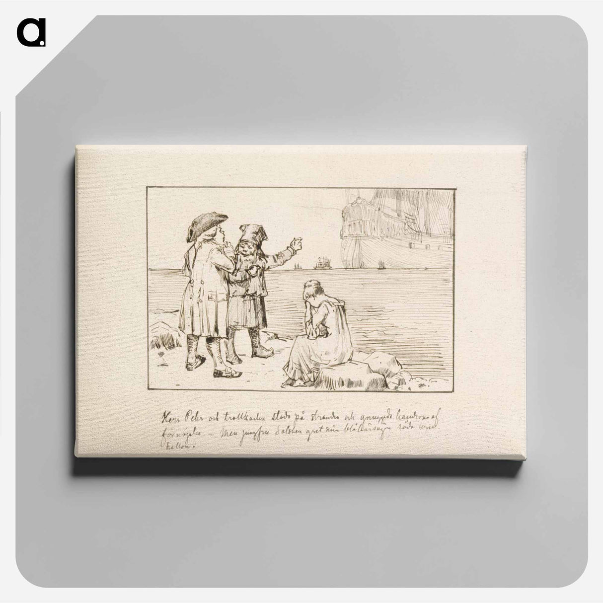 Illustration of the refanut fairy tale - アルバート エーデルフェルト Canvas.