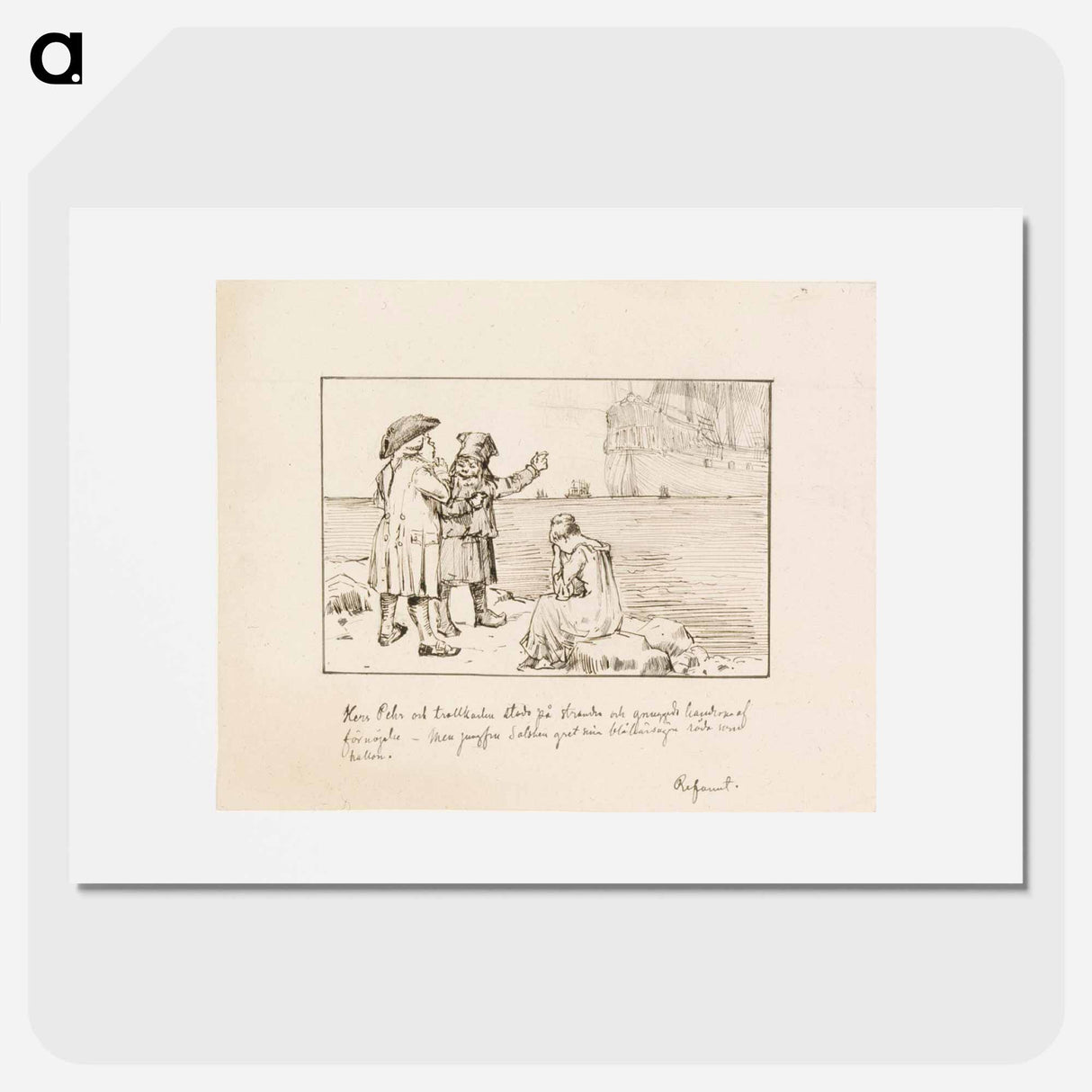 Illustration of the refanut fairy tale - アルバート エーデルフェルト Poster.