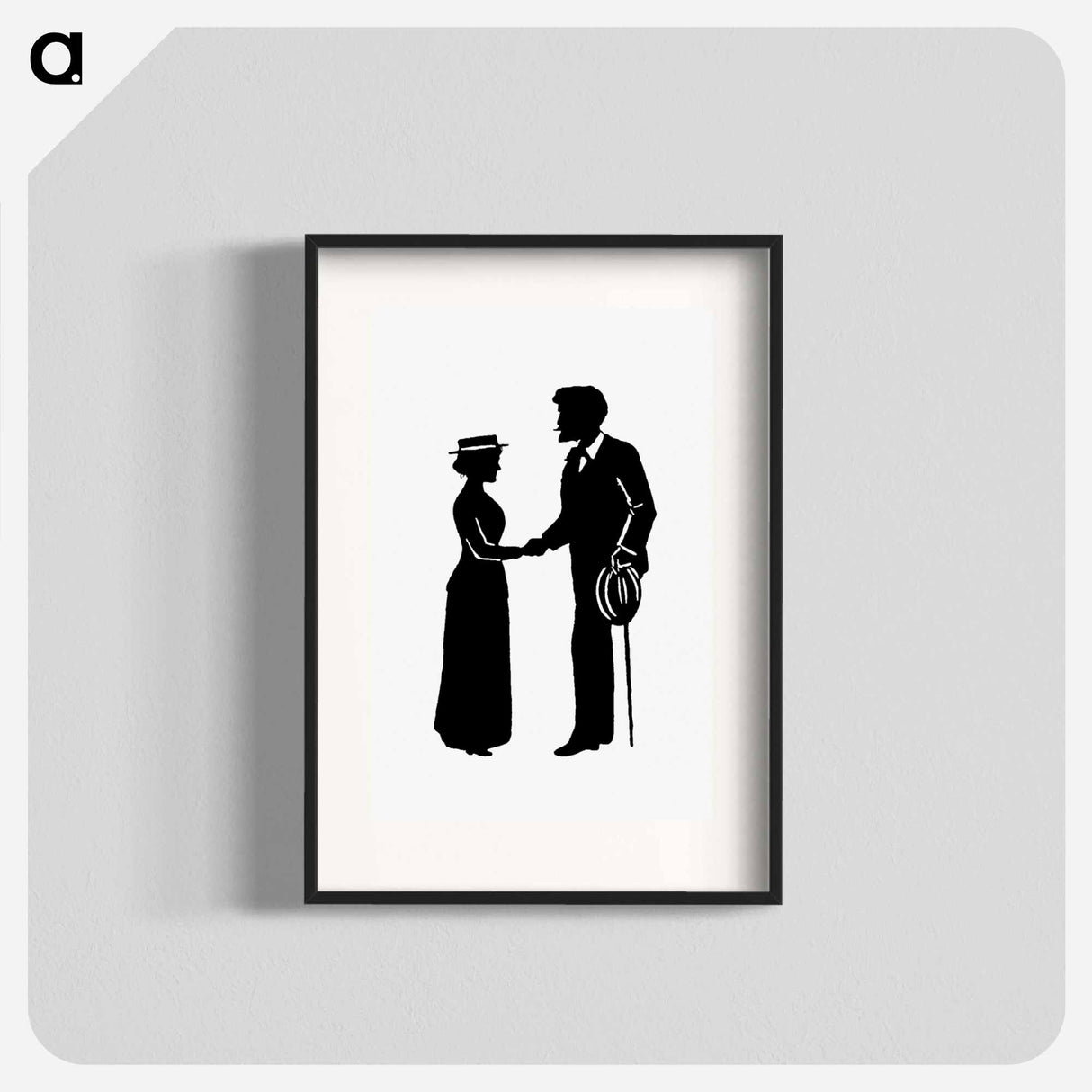 アートポスター-Michael's Crag Illustration: Handshake Silhouette
- 大英図書館 Poster.