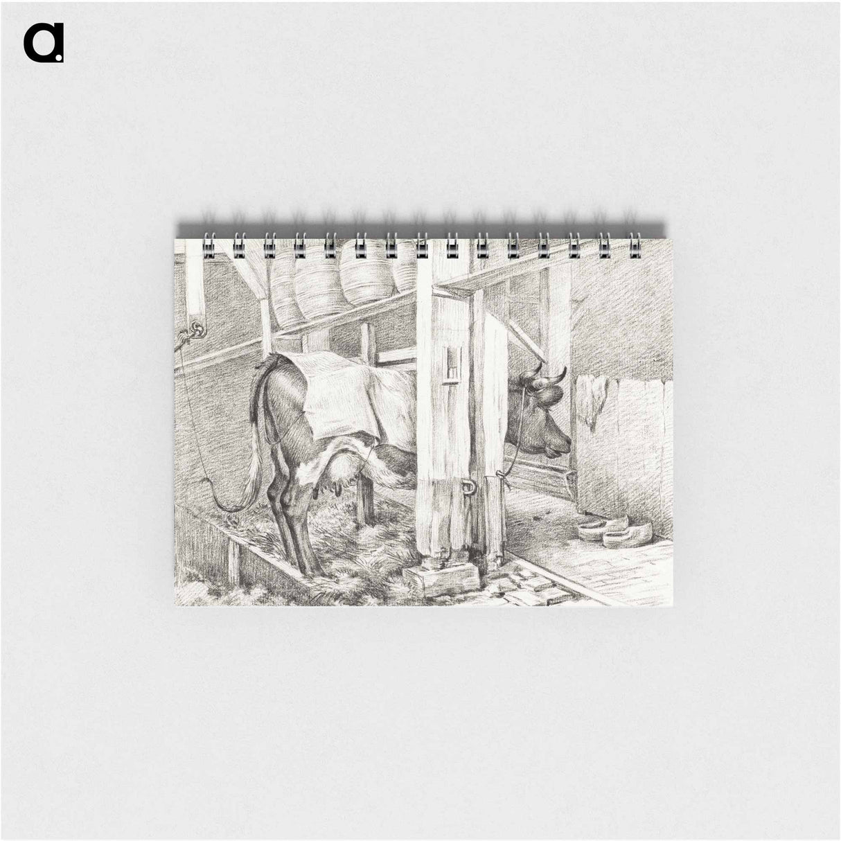 Standing cow with a blanket - ジャン ベルナール Memo.