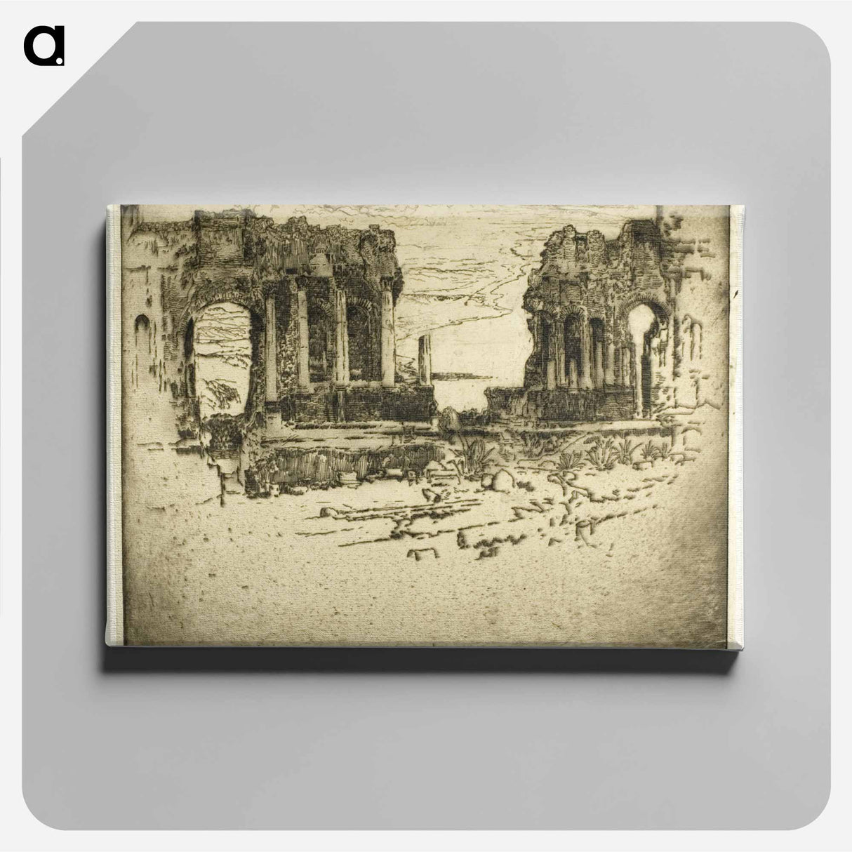 アートパネル-Aetna from Taormina
- ジョセフ ペネル Canvas.
