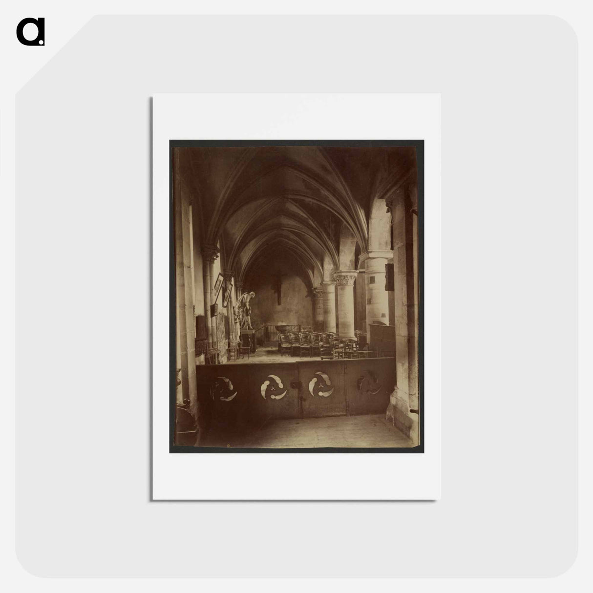 アートポストカード-Eglise Saint-Julien le Pauvre
- ウジェーヌ アジェ Postcard.