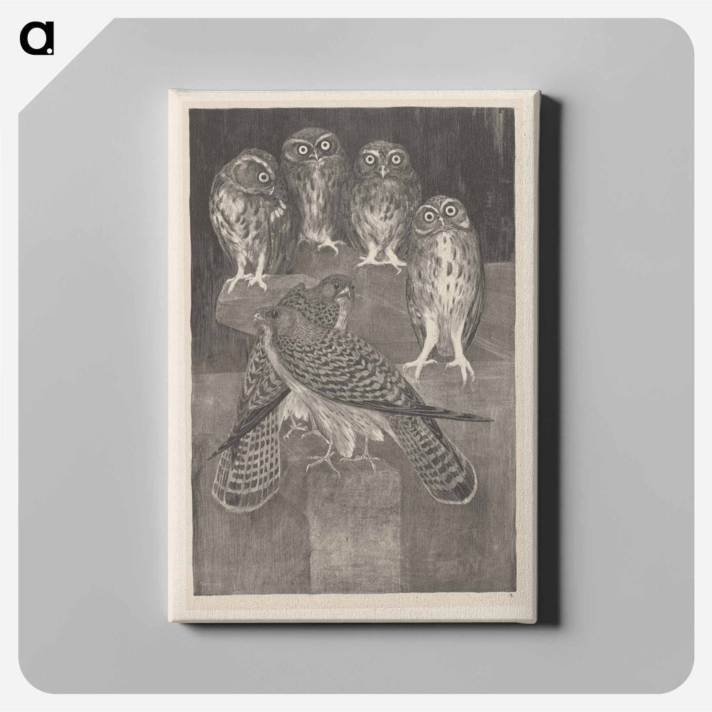 Many flowers and trees - Theo van Hoytema Canvas.