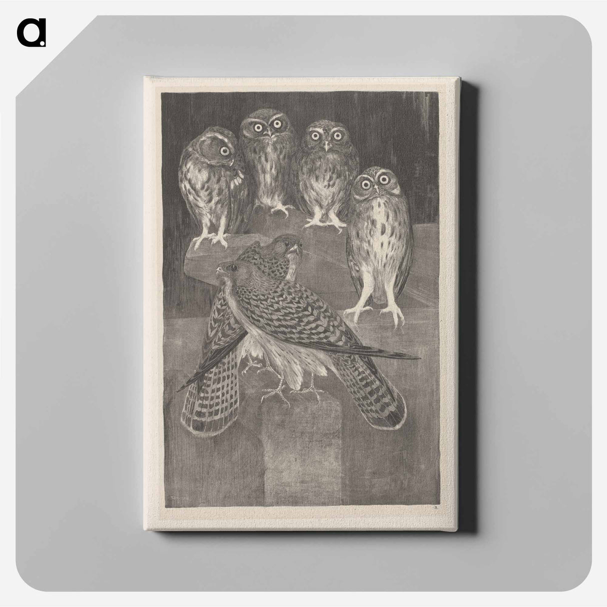 Many flowers and trees - Theo van Hoytema Canvas.