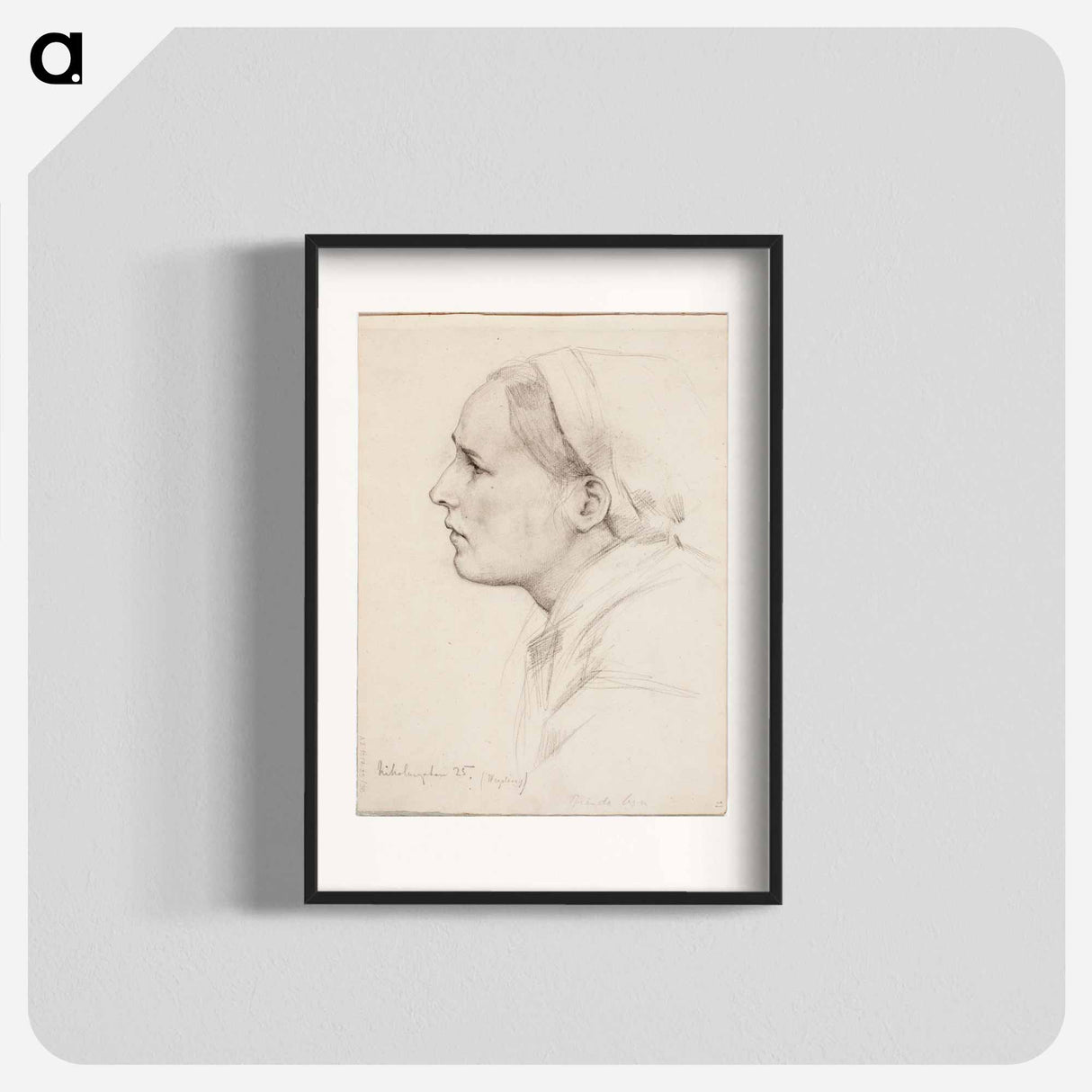 Luonnos teokseen poltettu kylä - アルバート エーデルフェルト Poster.