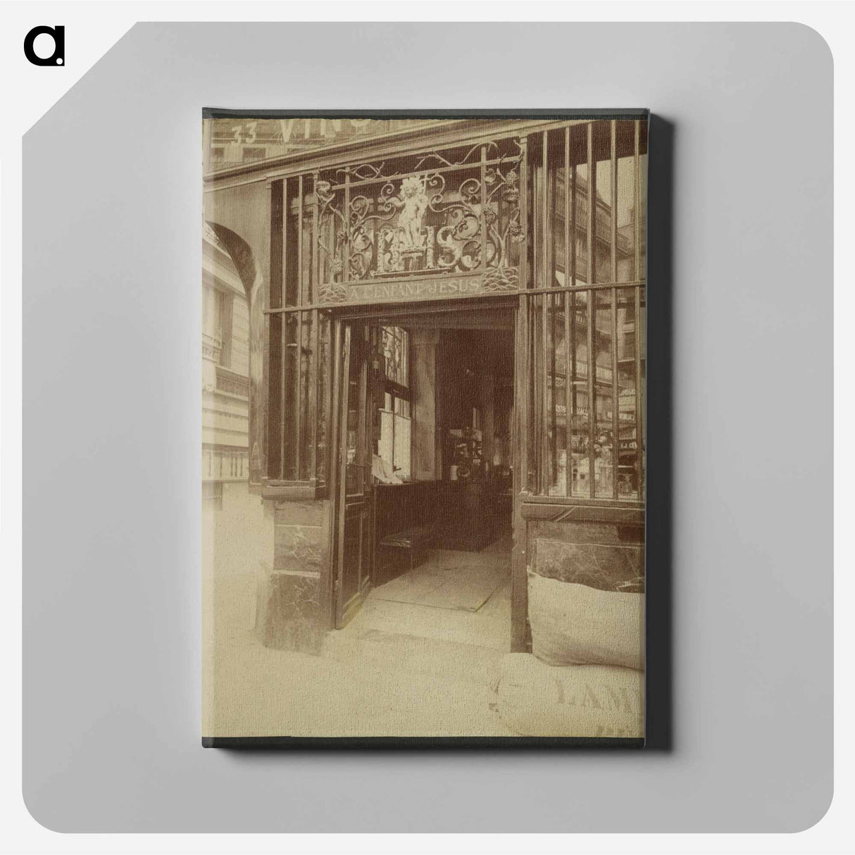 アートパネル-33 Rue des Bourdonnais
- ウジェーヌ アジェ Canvas.