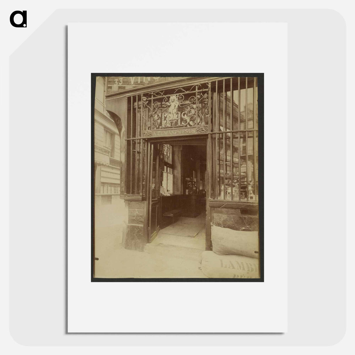 アートポスター-33 Rue des Bourdonnais
- ウジェーヌ アジェ Poster.