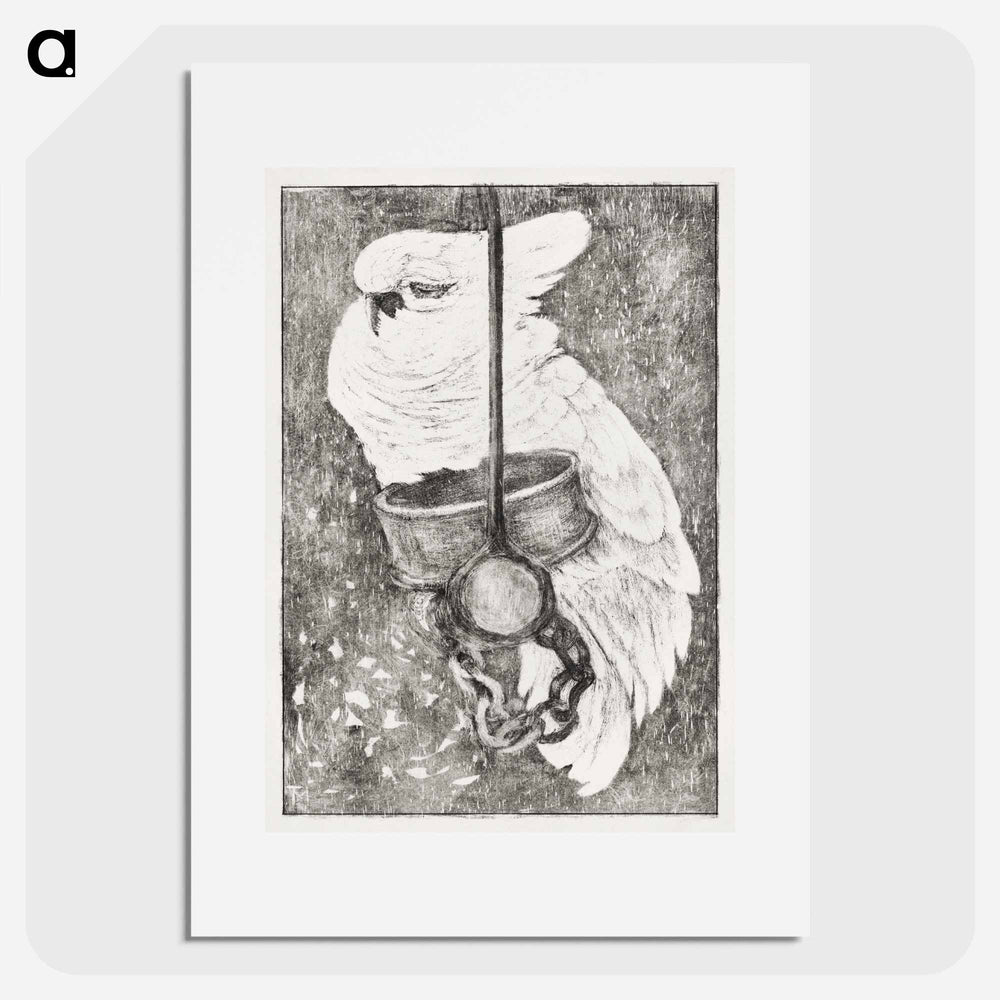 Witte kaketoe - Theo van Hoytema Poster.