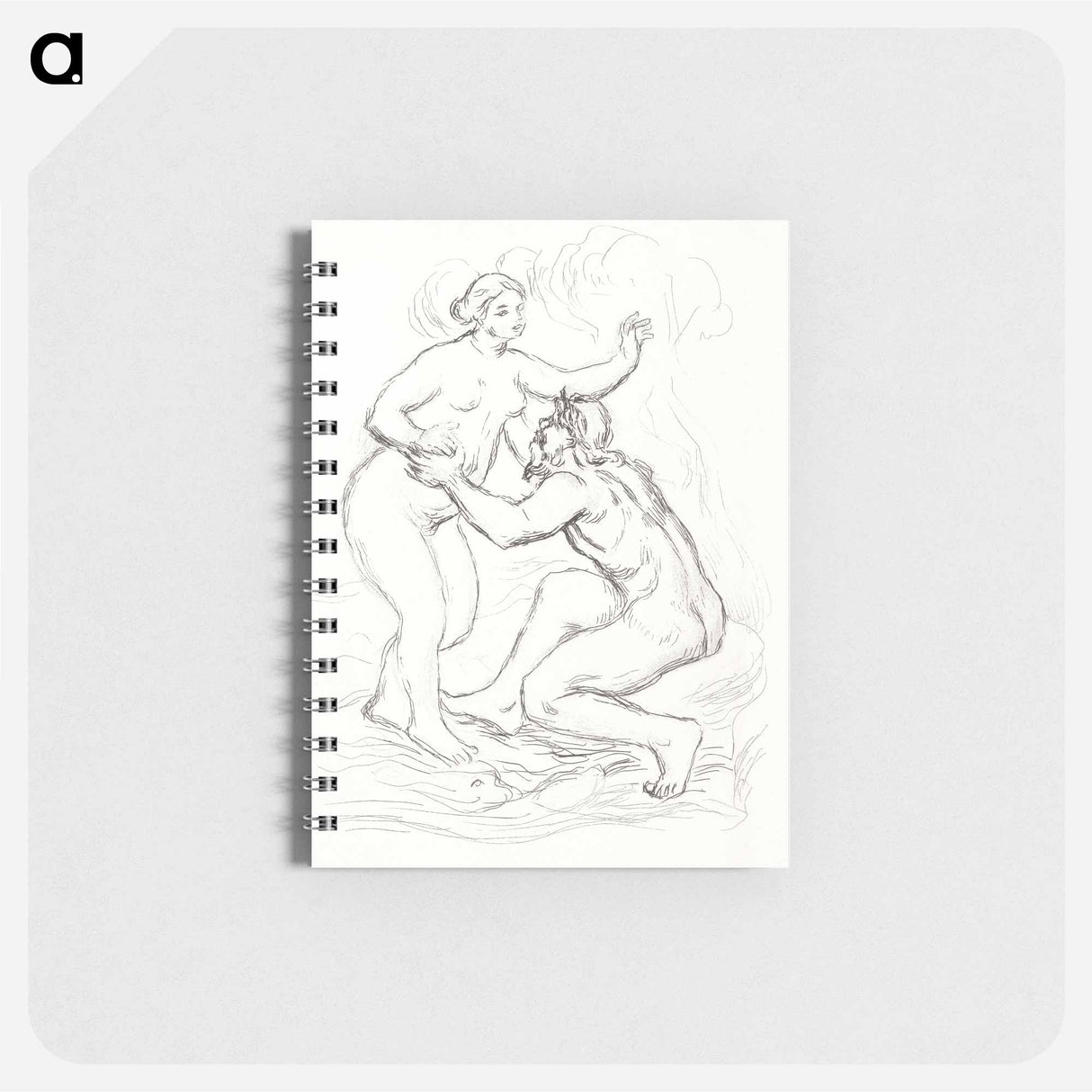 Le Fleuve Scamandre - ピエール オーギュスト ルノワール Memo.